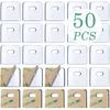 25 Sets (50 Pieces) of Clear Vertical Blind Repair Tabs/Blind Fixer Tabs for Vertical Blinds Replacement Slats