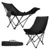 TwoPone Reclining Camping Outdoor Folding Lightweight 150kg Weight for Black Chair, Chair, Chair, Chair, & Compact, Portable, 4-Stage Adjustment,