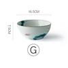 6.5 Inch Porcelain Ramen Bowl Ceramic Noodle Bowl Flower Design Soup Rice Bowl Microwave Safe 800ml