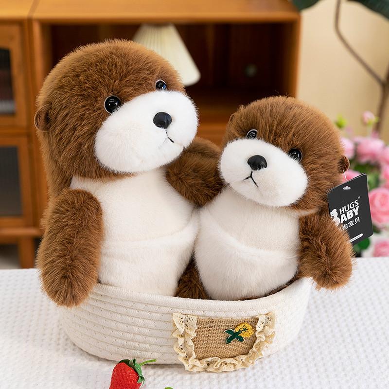 Otter Plush Cartoon Toy Dolls Room Decoration Ornaments Children Gift Festivals