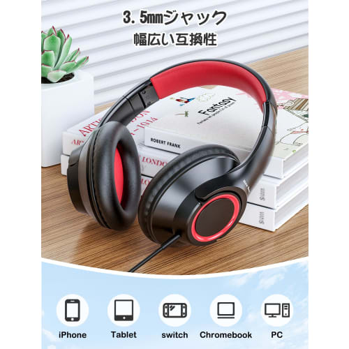 Novos Fones de Ouvido com Fio de 3,5 mm para Crianças da New Bee com Limite de Volume Ajustável, Headset Dobrável, KH30