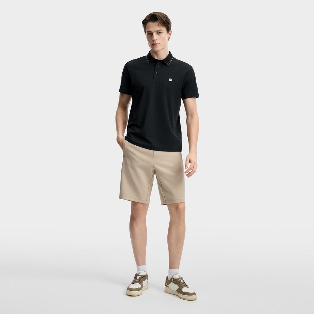 Fila Tennis Fashion Classic Retro Sports Casual Shorts Men shorts Khaki A51M623603FDK