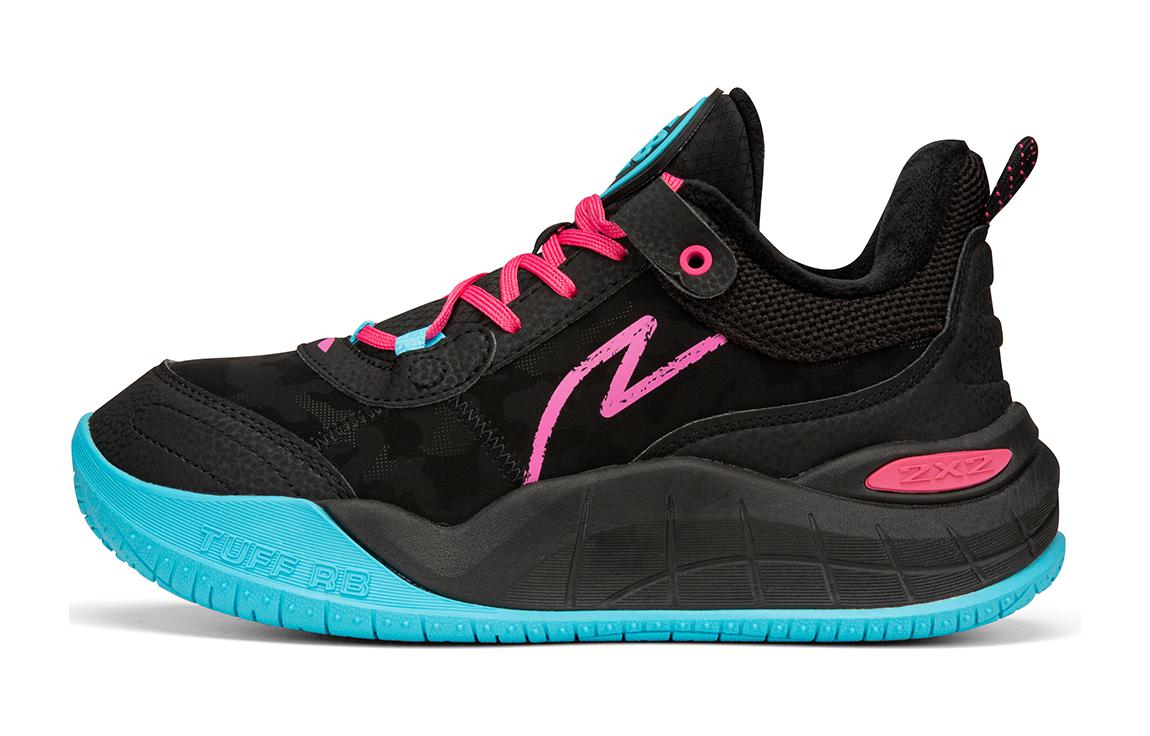 Li Ning YOUNG Высокие Детские Баскетбольные Кроссовки Черно-Розовые На Флисовой Подкладке Детские YKBS092-27 36