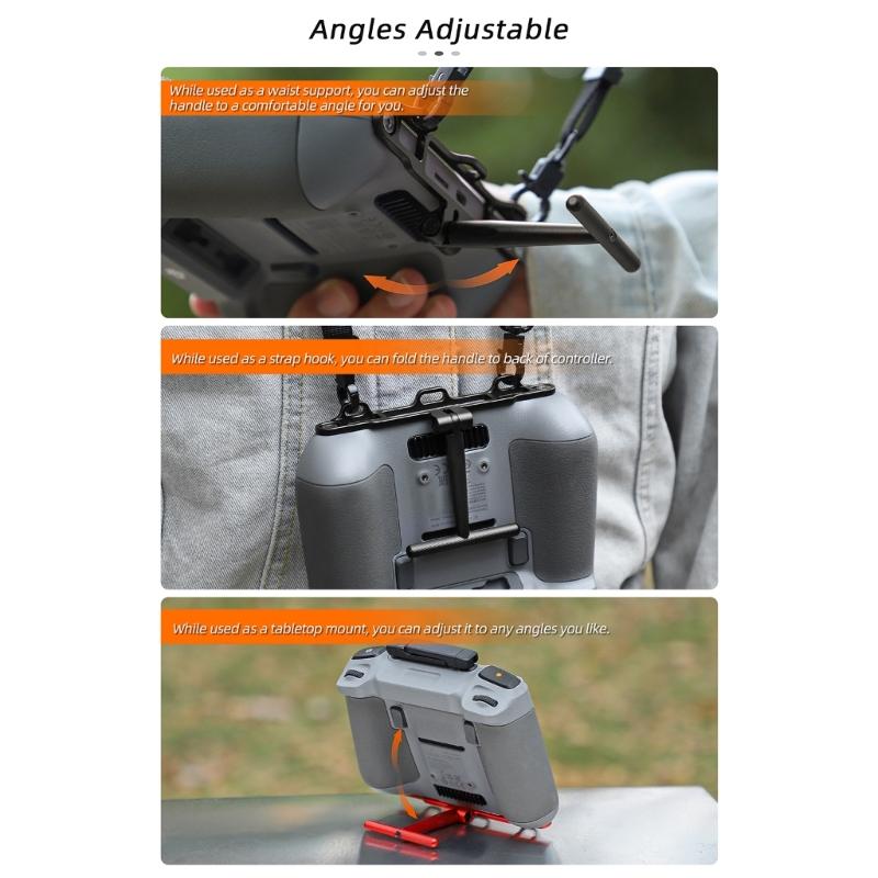 Remote Control Rope Convenient Lanyard Strap Accessory with Support Bracket for RC2/1 with Repair Tool