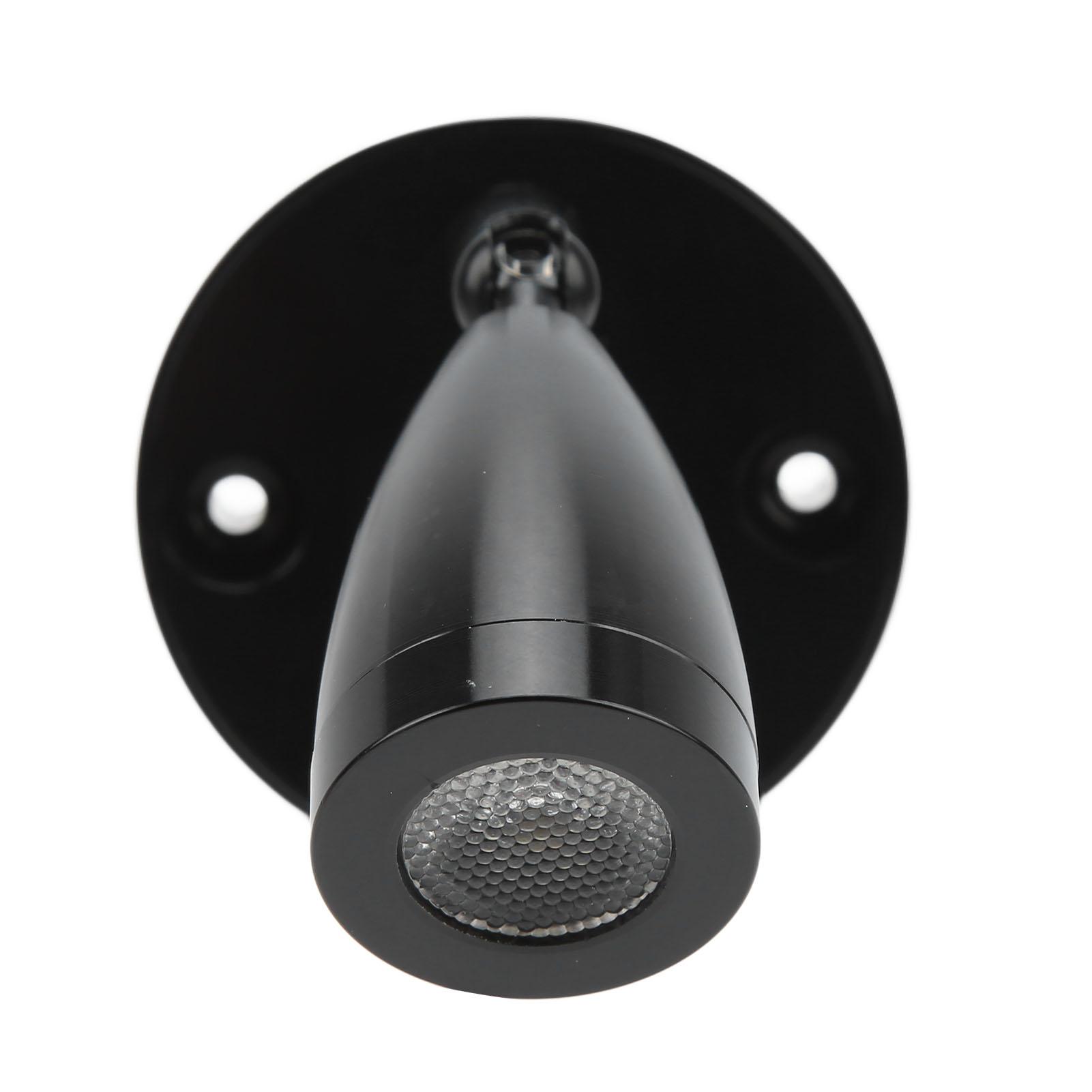 

LED RV Reading Light Touch Dimmer 3 Lighting Color with USB Charging Port 12‑24V 3W for Camping Trailers Yachts Black Black Housing