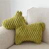 Animal Plush Cushion With Solid Color Design For Living Room Decor