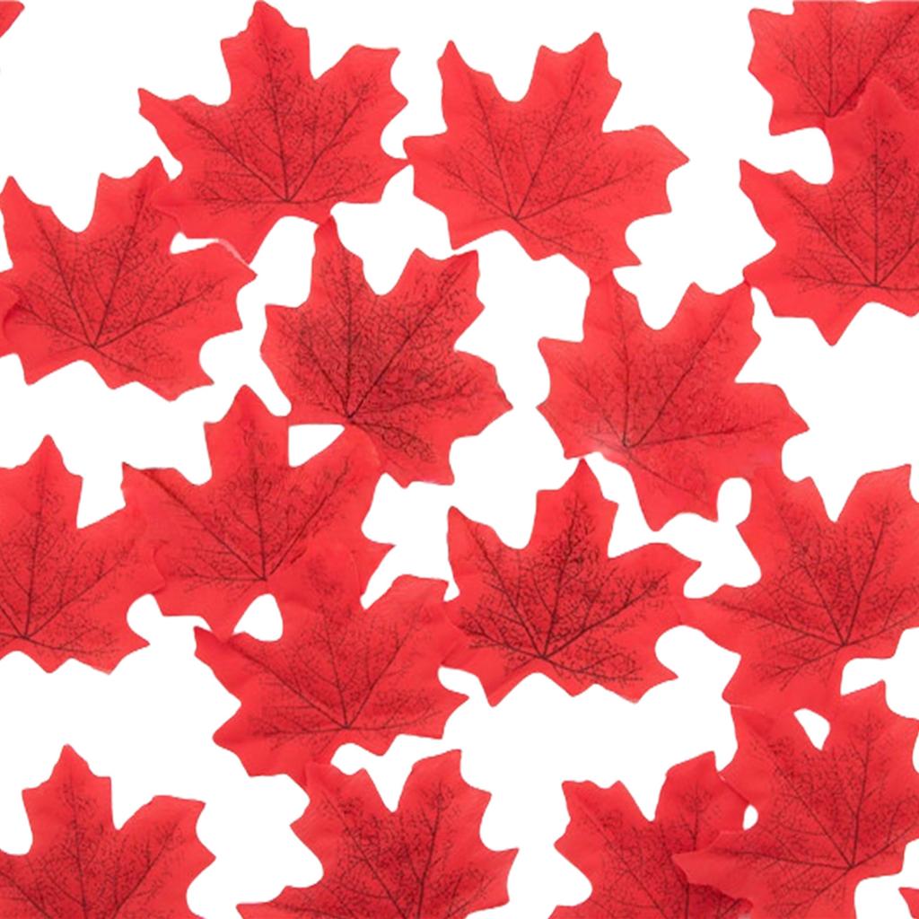 Pack Of 50 Realistic 8CM Multicolor Artificial Maple Leaves For Fall Decor And DIY Craft Projects
