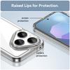 For Huawei Pura 80 Case WANLONFENG MF Series TPU Acrylic Clear Phone Cover with Tempered Glass Film