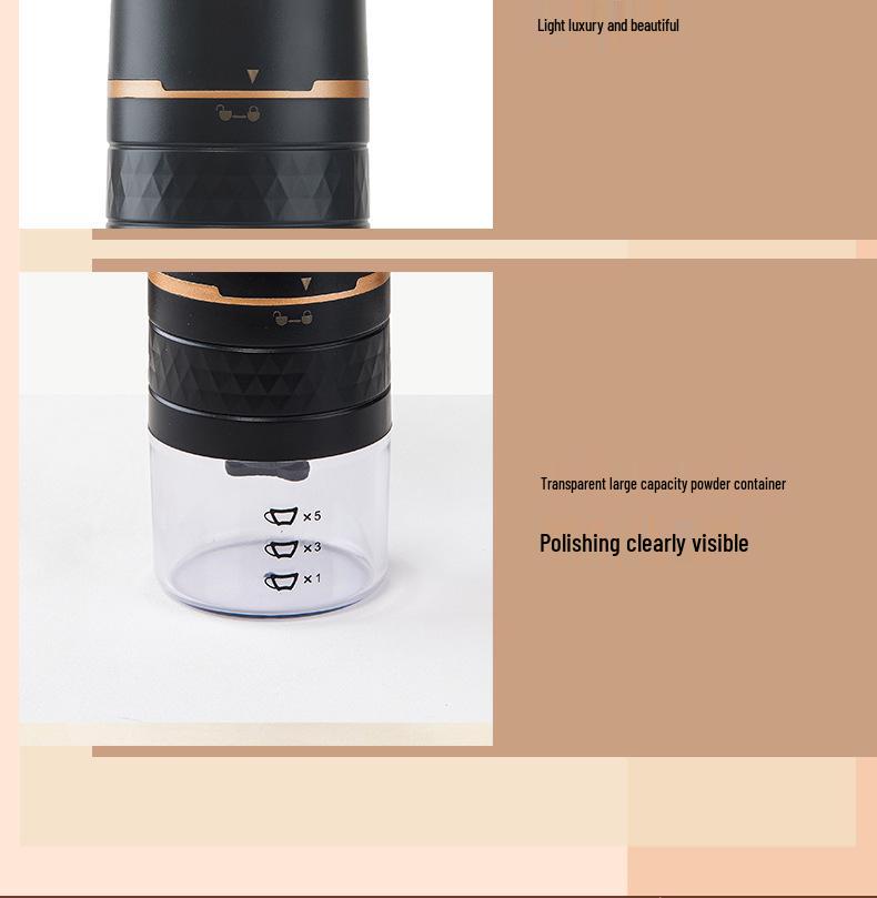Portable USB Rechargeable Electric Coffee Grinder for Home Use
