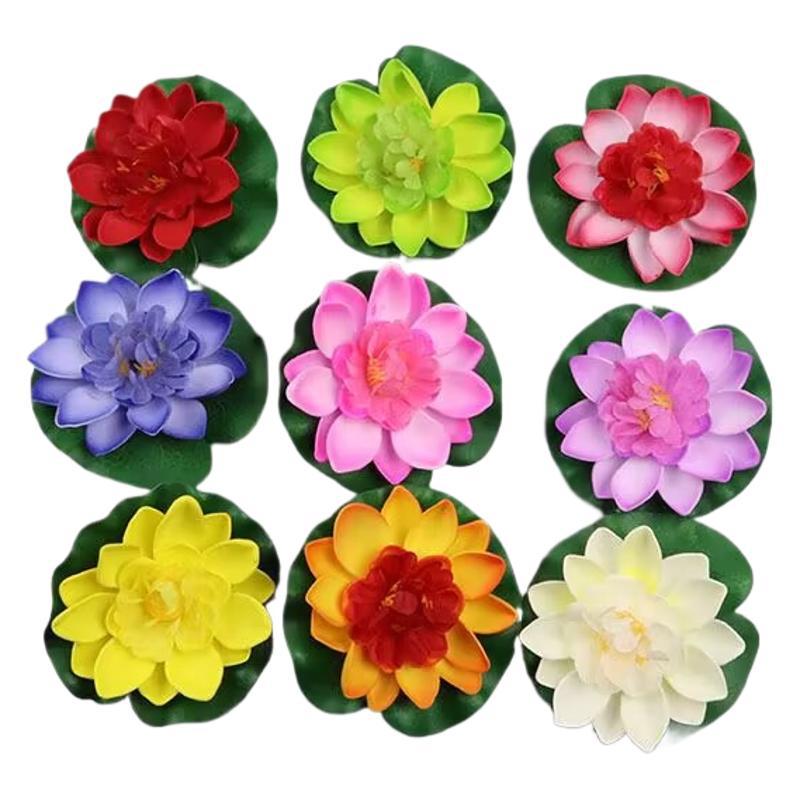 10cm Artificial Water Lily Dance Prop for Pond Decoration and Temple Offerings
