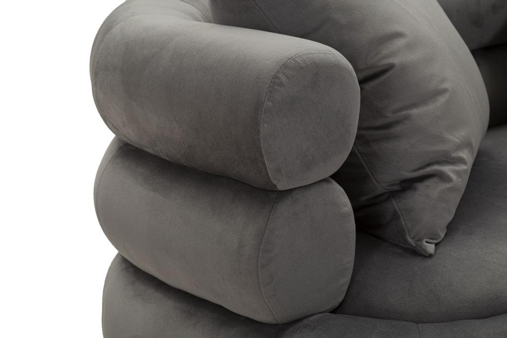 Sofa Silvery Plus With Cushions  Cm 133X68X69