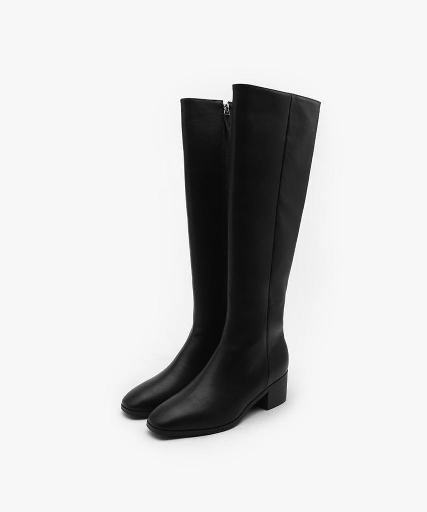 Sappun Seir Square Long Boots (3/5Cm)