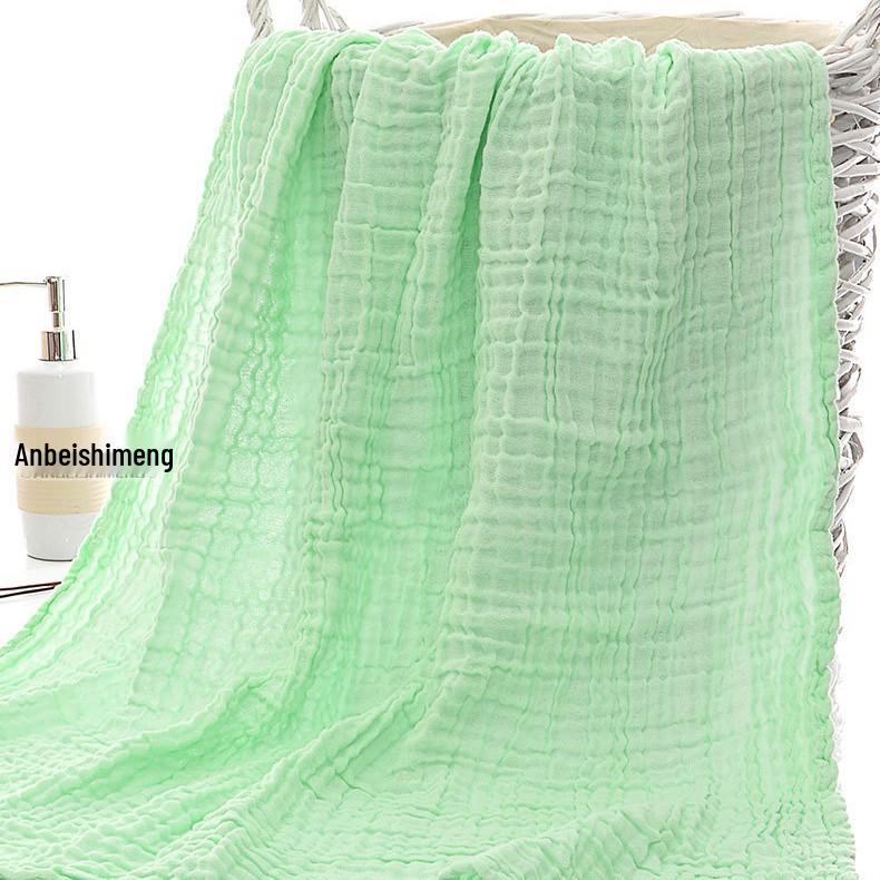 

Премиальное детское летнее трехслойное марлевое хлопковое банное полотенце и одеяло 105x105 cm (Stretched)