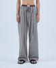 NOISE Pajama Layered Elastic Pants - Brown Check