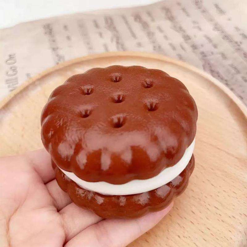 Squishy Simulated Cake Squeeze Toy Stress Relief Slow Rising Sensory Fidget Toys For Anxiety Adhd Autism Kids Adults Asmr Fun