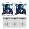 Federe decorative B-Billie-Girl E-eilish Cantante americana Merchandising Copriseduta Federa Copricuscino Dropshipping Multitaglia