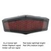 12V 5In1 Motorcycle ATV LED Rear Tail Brake Stop Signal Lamp Turn Signal Light
