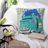 Trash Truck Cartoon Netflix Square Pillowcase Pillow Cover Polyester Cushion Zip Decorative Comfort Throw Pillow for Home Car