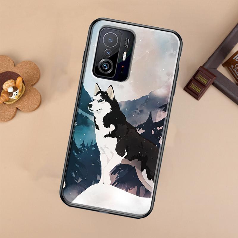 Alaskan Husky Dog Cute Puppy Case For Xiaomi 14T 11T 12T 13T Pro 13 14 Ultra POCO X7 Pro X3 X5 F3 F5 F6 M6 X6 Pro Cover