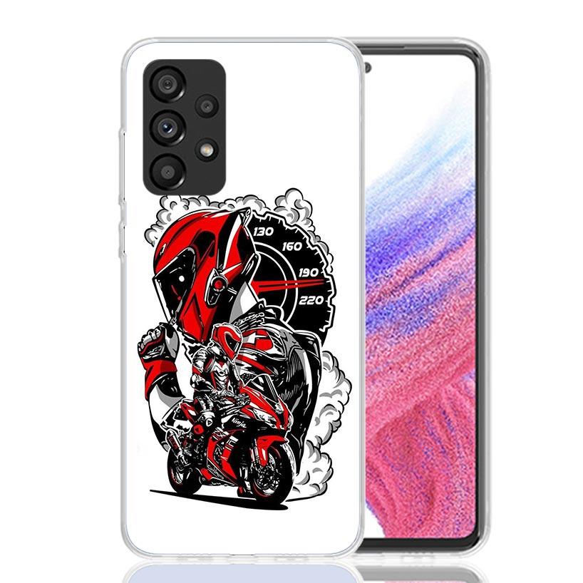 1N23456 Coole Motorrad-Handyhülle Für Samsung Galaxy A17 A16 A14 A15 A13 A57 A56 A54 A55 A53 A37 A36 A34 A35 A33 A26 A24 A25 A2