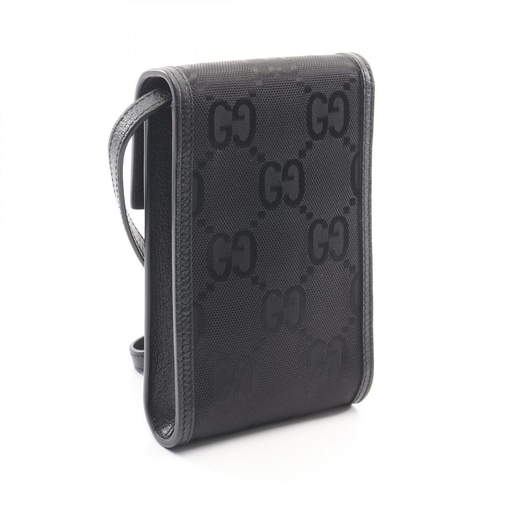Used GUCCI Gucci Off the Grid Mini Bag GG Pattern Shoulder Bag 625599 Nylon Leather Black Used Mens