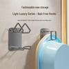 Adjustable Bathroom Basin Storage Rack with Toilet Hook