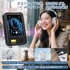 MP3 Player [2026 New Model & 0GB Memory] Bluetooth 5.3 Compatible HIFI Music Player 1.77-inch Full Touchscreen Zinc Alloy Ultra-lightweight 61g FM Rad