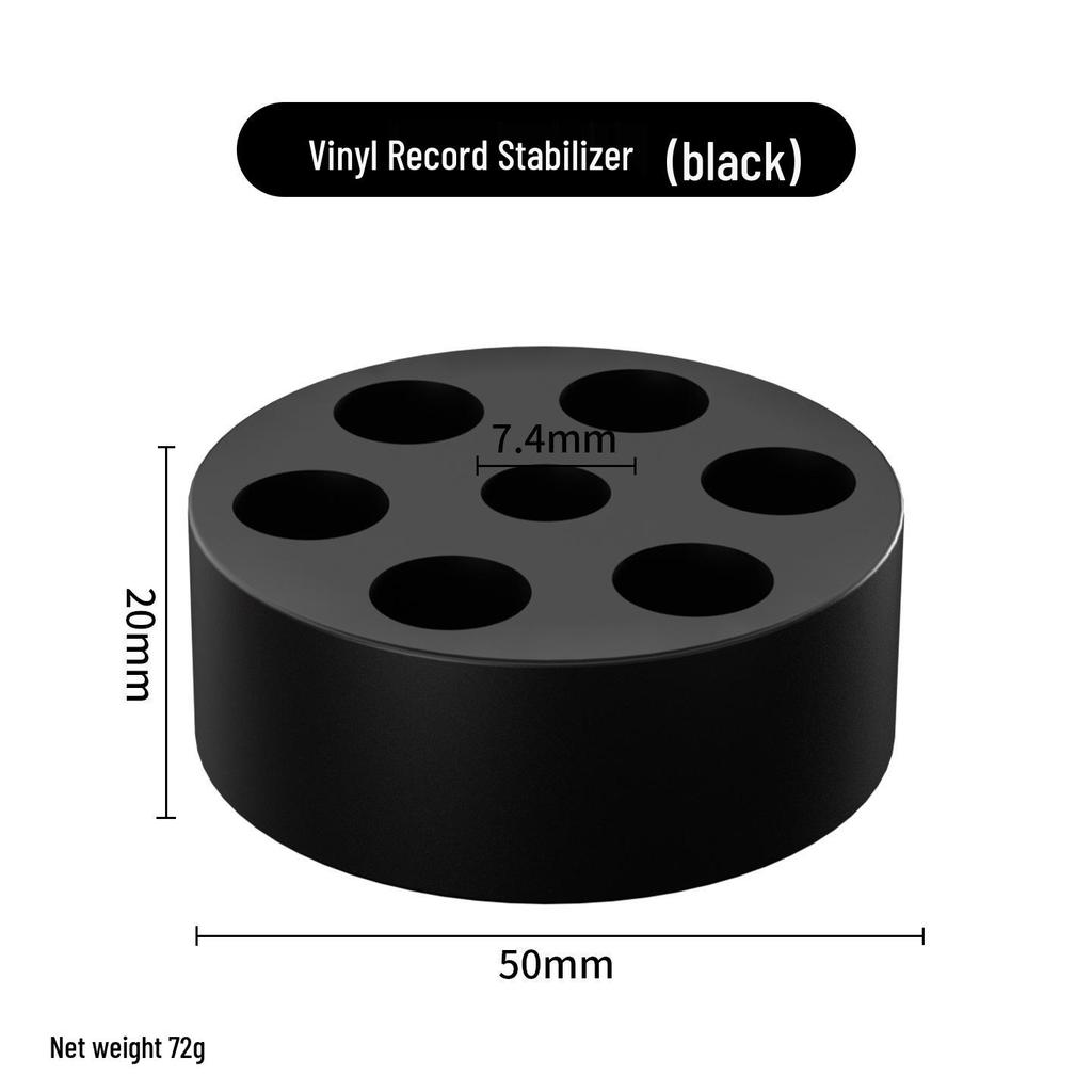Aluminum Vinyl Record Weight LP Stabilizer - Shock Absorbing Turntable Accessory