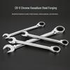 Ratchet Dual-Ended Wrench Set with Flower Opening for Labor-Saving Quick Fastening - Automatic Repair Tool