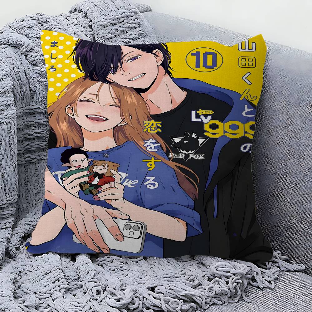 Anime My Love Story With Yamadakun At Lv Lucky Dragon pillow cover sofa cushion cover home room decoration children gift