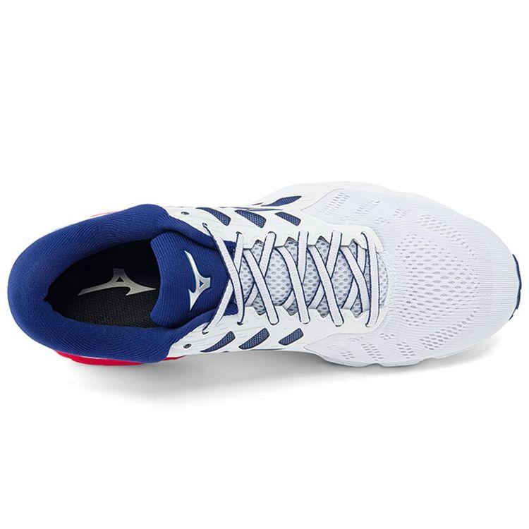 Mizuno Ultima 12 Versatile Fabric Shock Absorption Durable Breathable Support Low-Top Running Shoes Men Sneakers White Blue Red J1GC211819
