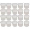 Reusable Plastic Puddings Jars with Lid Microwave Safe Design For Snacks Meal Preparation Kitchen Accessories