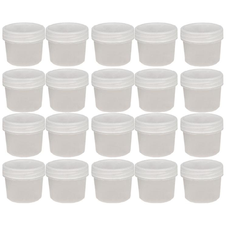 Reusable Plastic Puddings Jars with Lid Microwave Safe Design For Snacks Meal Preparation Kitchen Accessories