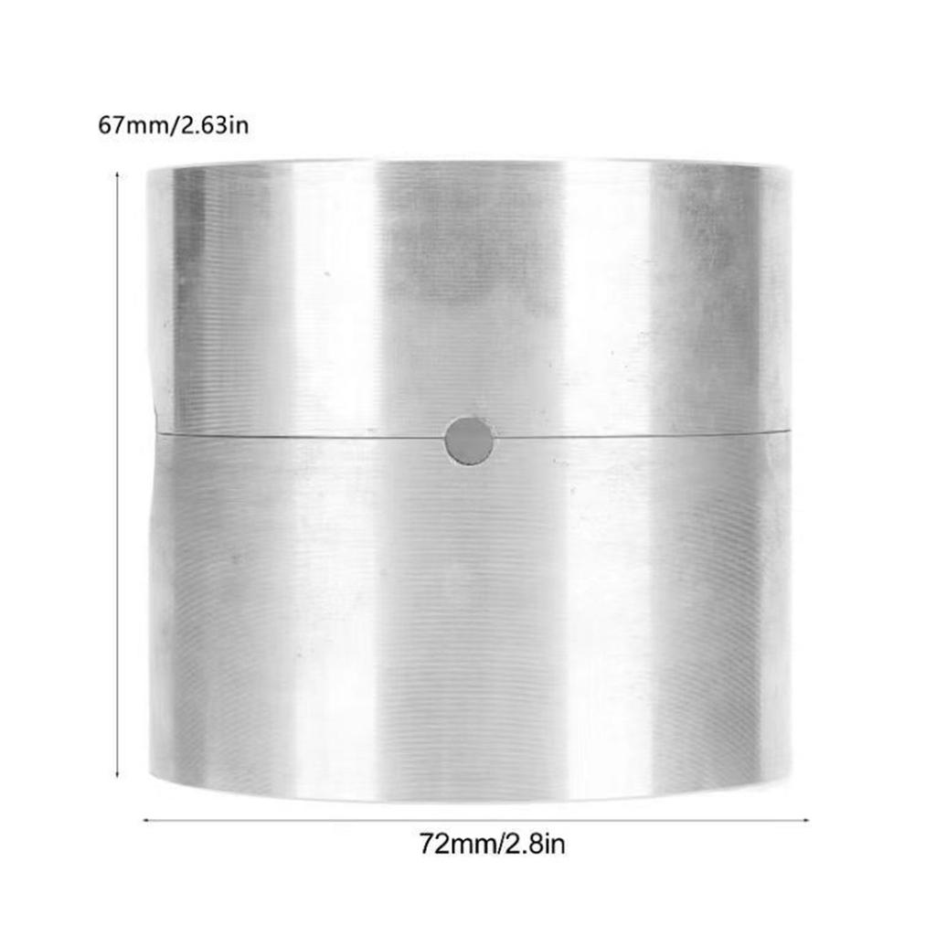 Sturdy Aluminum Alloy Jewelry Casting Sandbox Cylindrical Heat Resistant Container for Metal Crafting and Repair