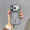 For Magsafe Ice Mist Liquid Matte Case For iPhone 17 16 15 14 13 Pro Max Translucent Magnetic Wireless Charging Shockproof Cover