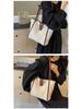 2025 Spring/Summer Women's Large Capacity Straw Woven Tote: Fashionable & Versatile Commuter Handbag