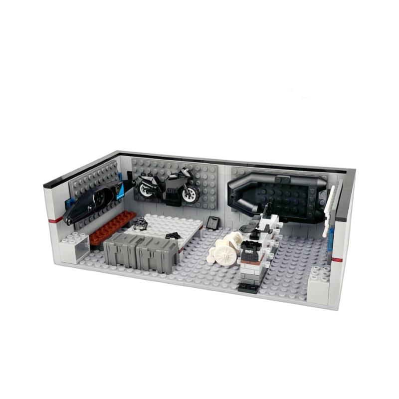 Package F1 Police Material Center Swat Figure 42096 Model Scene Building Block Toys