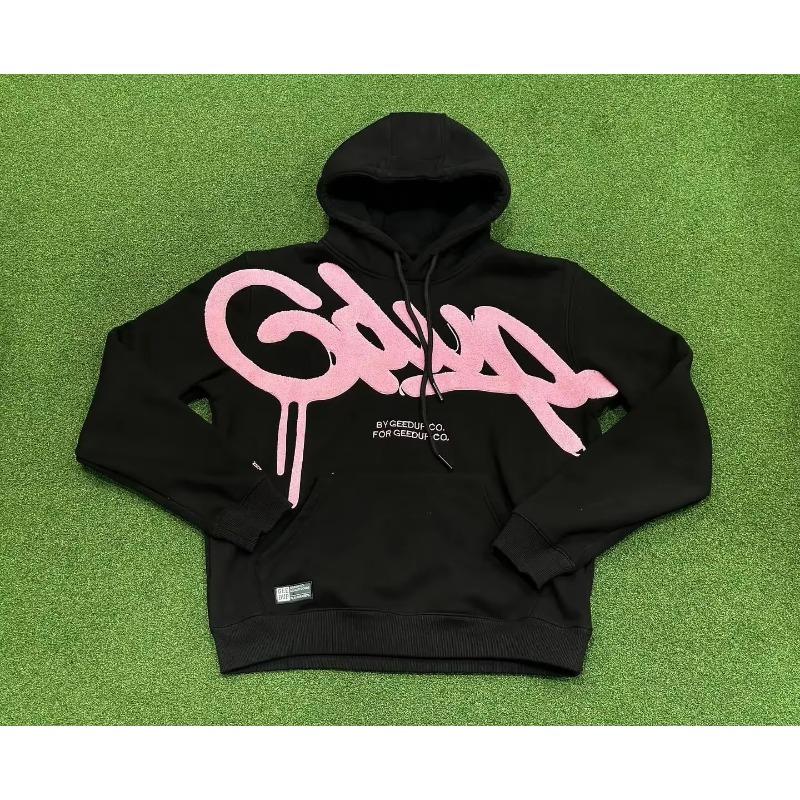 Hanorace Geedup Ușoare Australia High Street Hanorac Bărbați Îmbrăcăminte Hip-Hop Larg Supradimensionat Hanorac