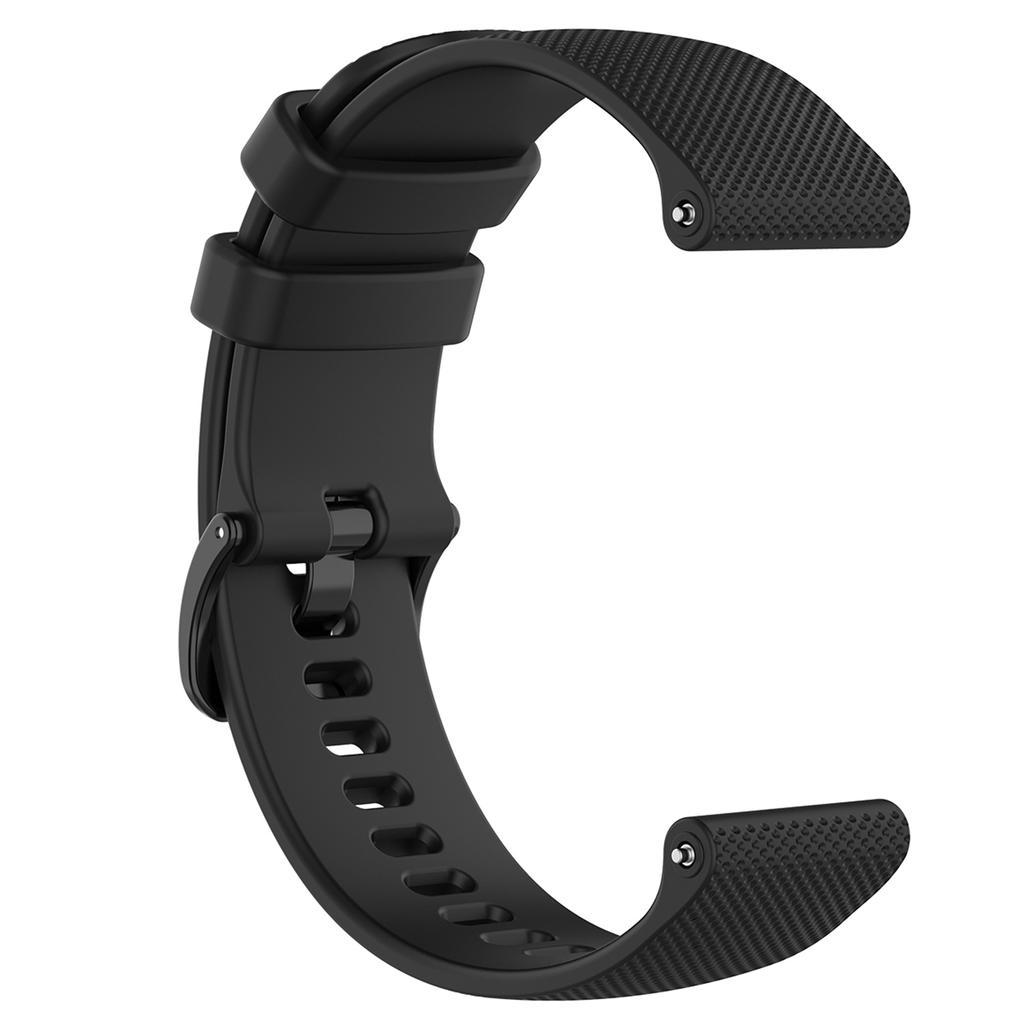 18mm Watch Band for Garmin Vivomove 3S/GarminMove 3S/Vivoactive 4S 40mm 45mm/GarminActive S Grid Texture Silicone Strap