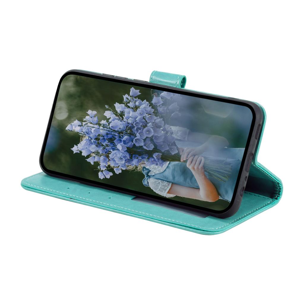 For Xiaomi Redmi Note 14 Pro 4G Stand Case Imprinted Totem PU Leather Wallet Phone Cover