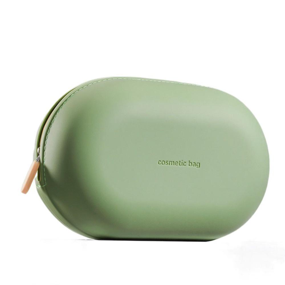 

Waterproof Silicone Cosmetic Bag Large Capacity Travel Storage Bag Portable Coin Purse Women