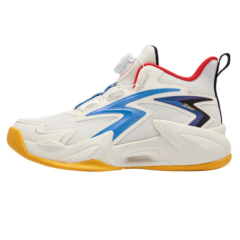 XTEP Boys  Rotary Buckle Breathable Basketball Shoes 37