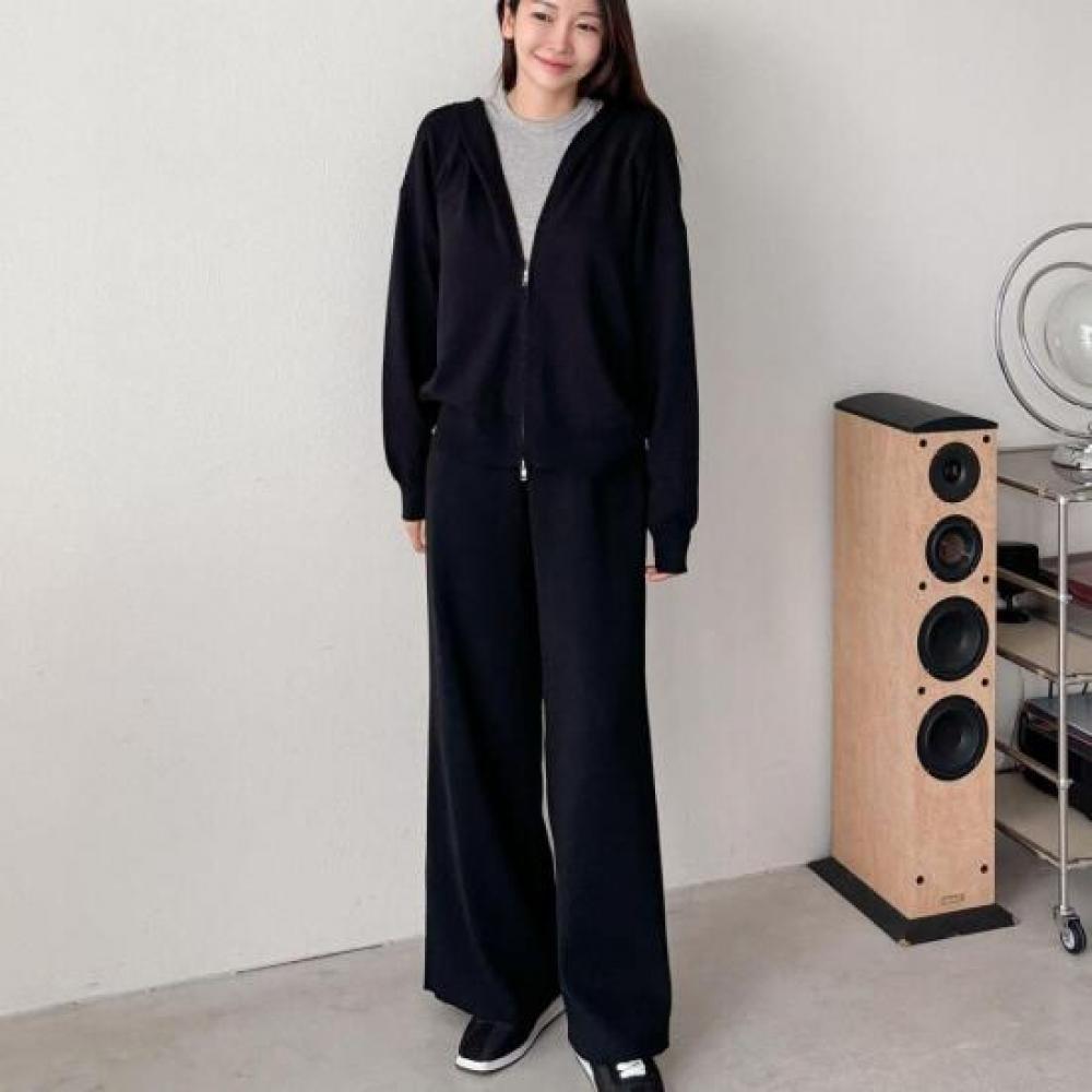 New ArrivalS Open Run Women S Knit Jacket Wide pantS Set