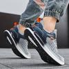 Sneakers Summer Mesh Black Casual Running Shoes Lightweight Breathable Shock Absorbing Shoes Air Cushion