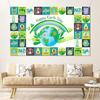 Banner de Decoración de Fondo Feliz Día de la Tierra 22 de Abril Decoración de Fiesta Ambiental Interior y Exterior