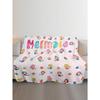 1 Piece Of Personalized Name Custom Blanket Cartoon Cute Icon Flannel Blanket Comfortable Soft And Warm Suitable For All Ages