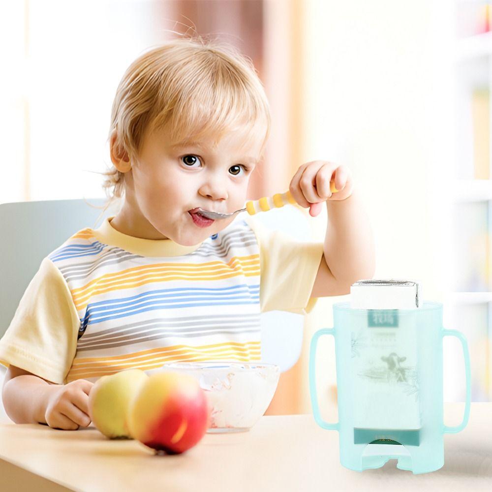 Plastic Food Pouch Holder Comfortable Milk Box Holder Juice Box Holder  for Baby