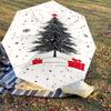 1pc Christmas tree Automatic Open/Close Umbrella Compact Folding Umbrella with 8-Rib Shaft for Women/Men, Elegant Birthday1230S