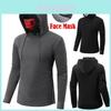 Men's Soft Cotton Blend Skull Hoodie Pullover Sweatshirt Costume Jumper In Gray