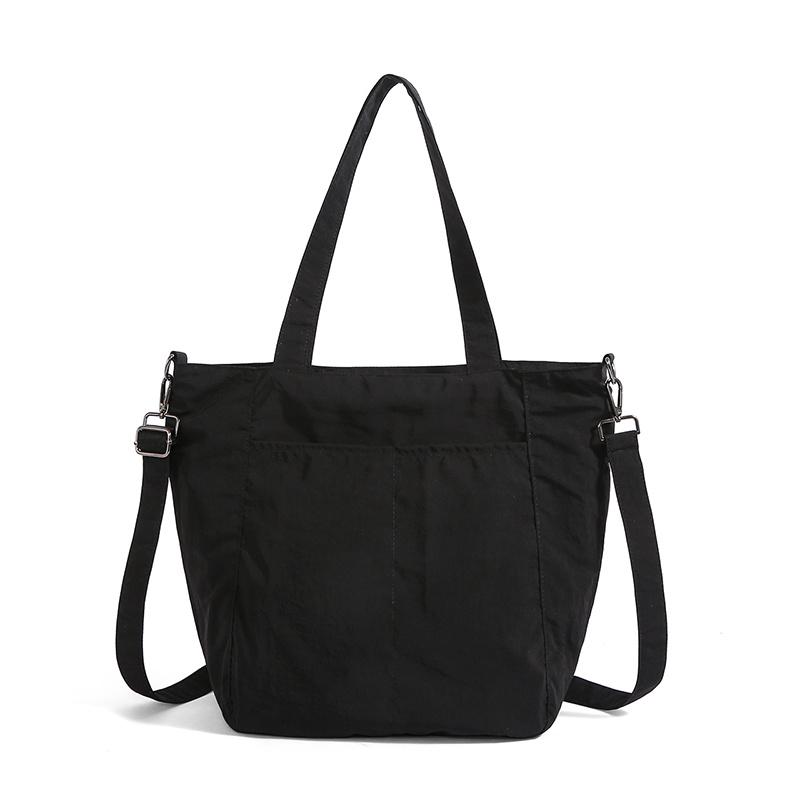 Large Capacity Handbag Women's Solid Color Shoulder Bag